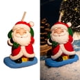 thumbnail image 4 of Decoración de s de Navidad de de múltiples formas Cera sin perfume Decorativa Hogar Dormitorio Oficina de té Skateboarding Santa, 4 of 9