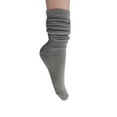 thumbnail image 4 of Slouchy Socks for Women Pack 3 Pairs Cotton Shoe Size 5 to 10 - Gray, 4 of 17