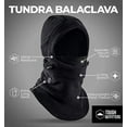 thumbnail image 2 of Heavy Duty Protection Balaclava - Tough Headwear Winter Fleece Ski Mask for Men & Women, Black, 2 of 6