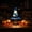 B, variant on Witch Hat Table Lamp with Colorful Art Glass Shade – Decorative Night Light for Mantel, Shelf, or Home Halloween Display