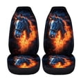 thumbnail image 5 of XYZCANDO Horse Pattern Car Seat Covers for Woman Non-Slip Front Seat Cover Decorative Soft, for Vehicle Truck SUV, 5 of 10