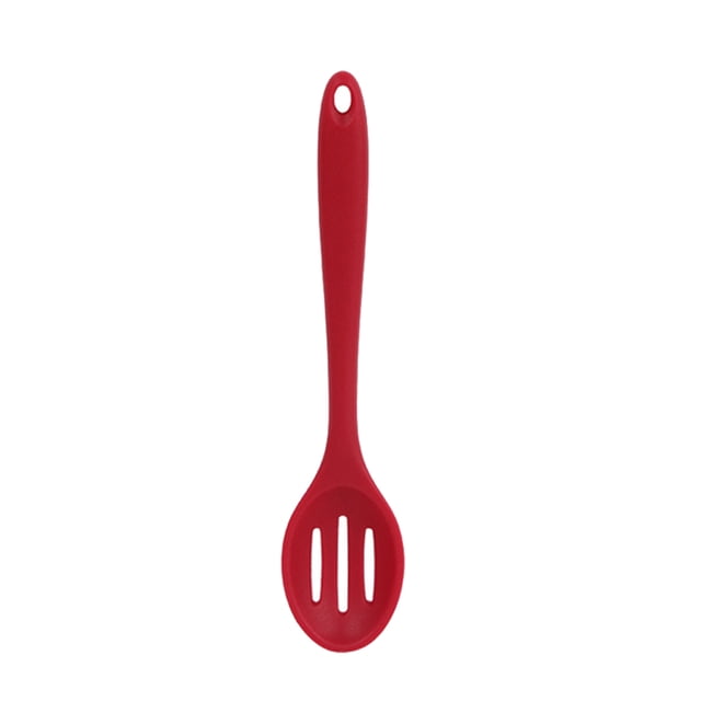 Billuyoard Cuchara con filtro Resistente al calor Ligereza Convenientes filtros de cocina Suave Usable Fácil almacenamiento Cucharas de cocina Mostrada Colador color al azar