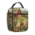 thumbnail image 2 of Bunny Lunch Box Reusable Portable Lunch Bag Tote Bag for Work Picnic Hiking, 2 of 6