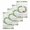 Gray, variant on Spring Botanical Kitchen Dish Towels for Drying Dishes Set of 3, Garden Birds Floral Leaves Gray Plaid Waffle Weave Microfiber Hand Tea Bathroom Towels Quick Dry & Absorbent Towel 12x12