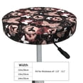 thumbnail image 2 of Goofa Butterflies1 Printed Stool Covers Round, Waterproof Round Bar Stool Covers Anti-Slip Round Bar Stool Seat Cover with Elastic Bands Durable -13 inch, 2 of 7