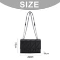 thumbnail image 2 of Bolso de cadena de moda, bolso de mensajero de ambiente retro, bandolera de cuero artificial para mujer, 2 of 6