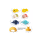 thumbnail image 3 of Juguetes de Baño Para Bebé + gorro Ducha Ajustable + cepillo Champú colores, 3 of 4