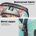 thumbnail image 4 of Cat Hard Drive Bag Travel Organizer Phone Charger Organizer Small Electronics Travel Organizer Waterproof Oxford Fabric 5.9x9.44x3.14 in, 4 of 6