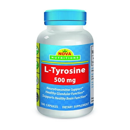 - Nova Nutritions L-Tyrosine 500 mg 180 Capsules
