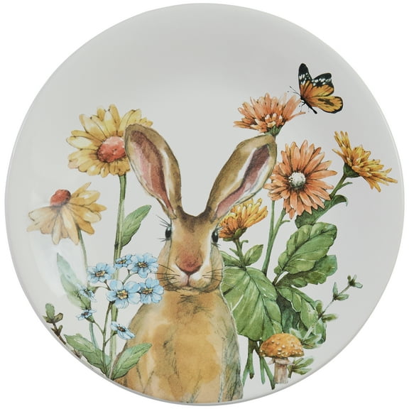 Park Designs Garden Bunnies Salad Plate Set of 4
