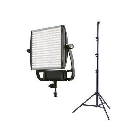 Astra 6X Bi-Color LED Panel, With Flashpoint Pro Air Cushioned Heavy Duty Light Stand 9.5'