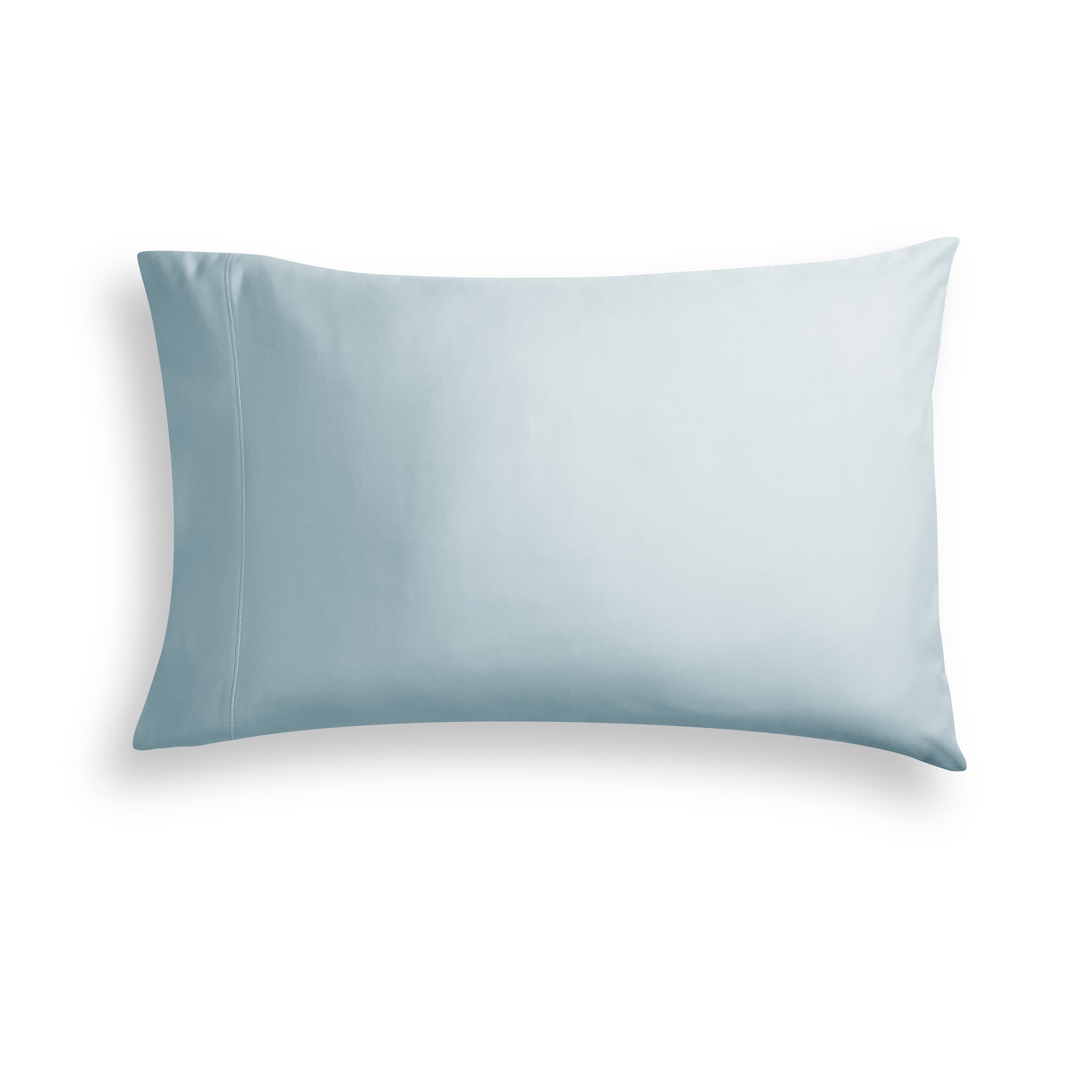 Hotel Style Luxury 4-Piece 600 Thread Count Blue Solid Cotton Bed Sheet Set, Full