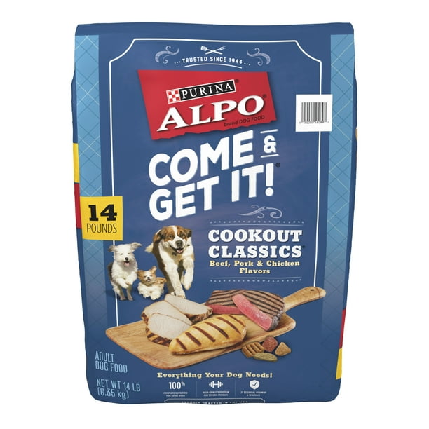 Purina ALPO Come and Get It! Cookout Classics Adult Dry Dog Food Kibble