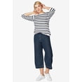 thumbnail image 2 of Ellos Plus Size Stretch Knit Scoop Neck 3/4 Sleeve Top, 2 of 4