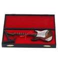 thumbnail image 1 of Mini Electric Guitar, Miniature Electric Guitar Durable Wood Coated   For Home, 1 of 8
