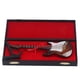 thumbnail image 1 of Guitarra Eléctrica En Miniatura, Mini Guitarra Eléctrica De Madera Duradera De Color Café, Superficie Recubierta De 7,1 Pulgadas De Largo Para Mesa ANGGREK Cocina, Decoración y Otros, 1 of 5
