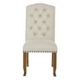 thumbnail image 2 of OSP Home Furnishings Jessica Tufted Dining Chair in Linen Fabric, 2 of 8