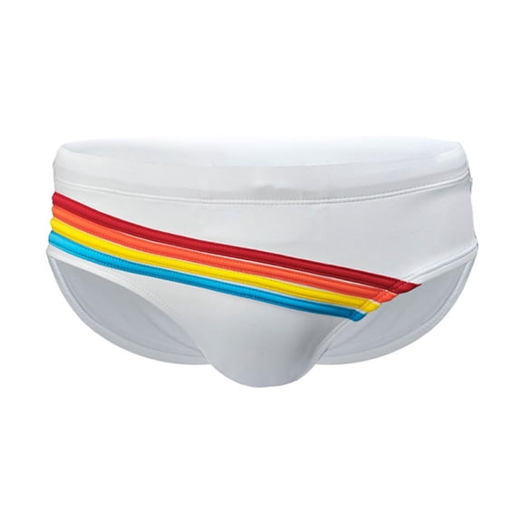 Mens Bikini Swimwear Sexy Swimsuit Gradient Design Swim Briefs with Drawstring Low Waist Bathing Suit Lightweight Swim Bottons 2026 Summer Beach Vacation Outfits