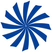 Uxcell Arrow Vanes Turkey Archery Arrows Feather Fletching Left Wing Fit for Hunting Target Shooting Blue 3 Inch, 25Pcs