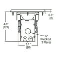 thumbnail image 5 of Hubbel Electric Raco Black Concealed Receptacle Floor Box Kit  6239BK, 5 of 7