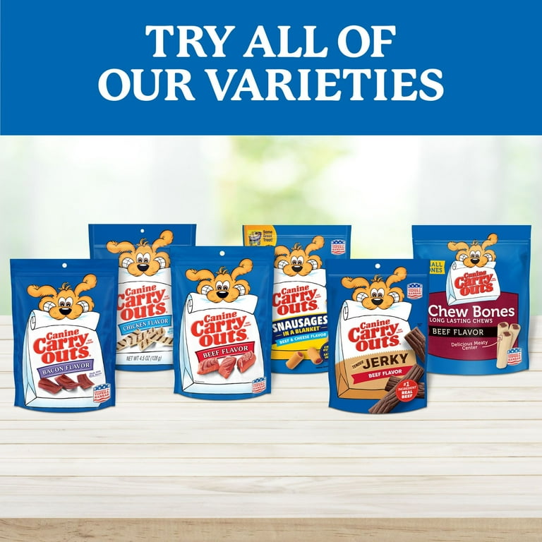 Canine Carry Outs Bacon Flavor Dog Treats 47oz Bag Walmart