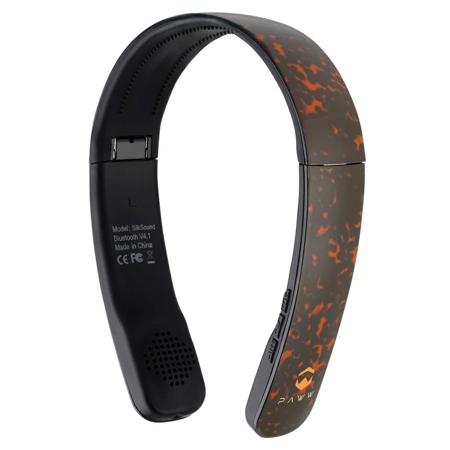 PAWW PW2018SS01BR SilkSound Bluetooth Headband OverEar Headphones with Microphone