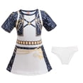 thumbnail image 2 of Pop Idol Halloween Costume, Suit with Navy Blue White Gold Dress, Cosplay Outfit for Anime Singer Birthday Party, 2 of 6