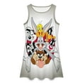 thumbnail image 3 of Looney Tunes Characters Sleeveless Dress For Womens Summer Novelty Sundress Soft Casual Knee Length Loose Tank Dress, 3 of 7
