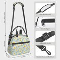 thumbnail image 2 of Balery Daisies Flowers Bolsa de Almuerzo Impresa, Caja de Almuerzo Reutilizable, Bolsa Térmica Aislada para Almuerzo, Bolsa Antiderrames, 2 of 7