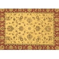 thumbnail image 1 of Ahgly Company Indoor Rectangle Abstract Brown Modern Area Rugs, 4' x 6', 1 of 4