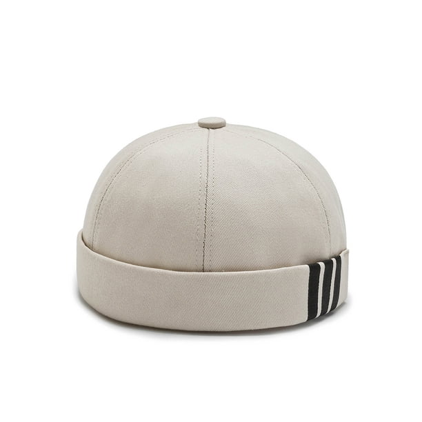 Sombrero Sonducket estilo INS 3 Rayas beige