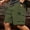 Army Green, variant on Blmnix Pleated Mens Shorts Cargo Shorts Bike Shorts Shorts Black Low with Pockets Men's Athletic Shorts,L