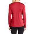 thumbnail image 2 of Mafoose Women's Long Sleeve Competitor V-Neck Tee True Red Small, 2 of 5