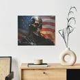 thumbnail image 6 of Naloa Cyberpunk Skull American Flag Print Canvas Bathroom Wall Art,Bathroom Wall Art Decoration, Canvas Poster Prints,Decorative Paintings for Living Room, Bathroom, Kids Room, 6 of 6