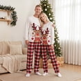 thumbnail image 4 of Nibbcoa Family Christmas Pajamas Matching Set Long Sleeve Crew Neck Tops and Pants, 4 of 8