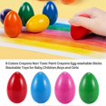 thumbnail image 4 of Crayons for Toddlers, Palm Grip Crayons for Kids,9 Colors Crayons Non Paint Crayons Egg washable Sticks Stackable Toys for Baby,Children, and, 4 of 5