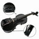 thumbnail image 3 of 4/4 Full-Size Violin Violin Sound and Electric Violin Solid Wood Body Accessories High Quality Black Electric Violin, 3 of 5