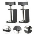 thumbnail image 3 of 2Pcs C-shape Desk Table Mount Clamps Practical Desk Clamps Retaining Clips, 3 of 9