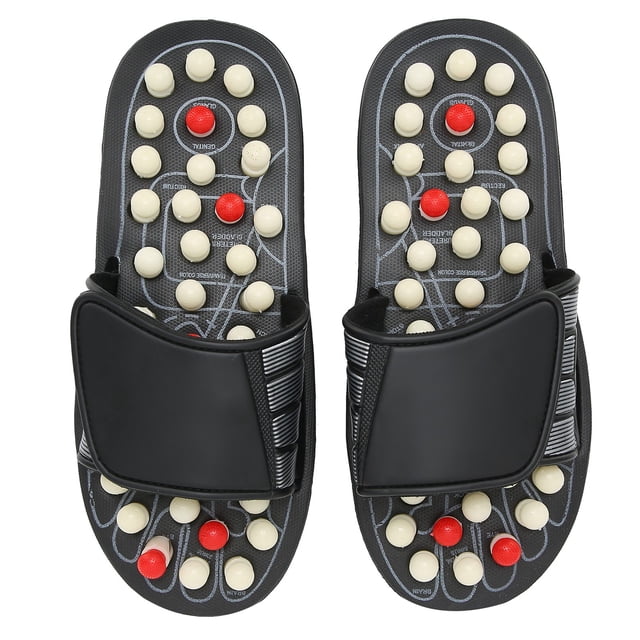 Pantuflas De Reflexología, Zapatilla De Acupresión De Alta Elasticidad Con Correa Ajustable Para Caminar De Viaje Para El Baño Y El Hogar ANGGREK Otros