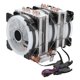 thumbnail image 3 of Ventilador De CPU Ventilador De Refrigeración De CPU Silencioso, Ventilador De Refrigeración De CPU, 4 Pines 6 Tubos Para Intel775 1150 1151 1155 1156 1366, 3 of 8