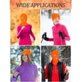 thumbnail image 6 of 3 Holes Ski Mask Full Face Cover Outdoor Balaclava Winter Knitted Neck Gaiter for Halloween Sports Cycling, 6 of 7