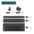 thumbnail image 5 of Uxcell 1U,2U,4U Blank Panel Metal Rack Mount, 19 Inches, 1 Set Filler Panel Mount Spacer Rack Blanking Panel Kit, 5 of 5