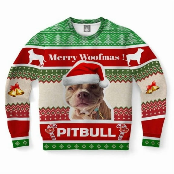 Pitbull Terrier Dog Christmas Sweater, Christmas Sweater, Christmas Sweater, Funny Xmas Sweaters