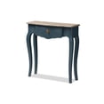 thumbnail image 2 of Mesa consola Baxton Studio Mazarine Classic y Provincial con acabado de pícea azul Baxton Studio CES11-Blue Spruce-ST, 2 of 2