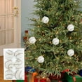 thumbnail image 4 of ZZkhGO Shatterproof Christmas Balls Ornaments, 6Pcs Multicolor Tree Hanging Decorations, Plastic Holiday Ornament Set for Xmas Tree Party Wedding, 4 of 6