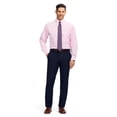 thumbnail image 4 of Camisa de vestir IZOD, corte regular, manga larga, sin arrugas, para hombre, lila, 4 of 6