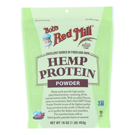 Bob's Red Mill Hemp Protein Powder, 14g Protein, 1.0 Lb, 4 Ct
