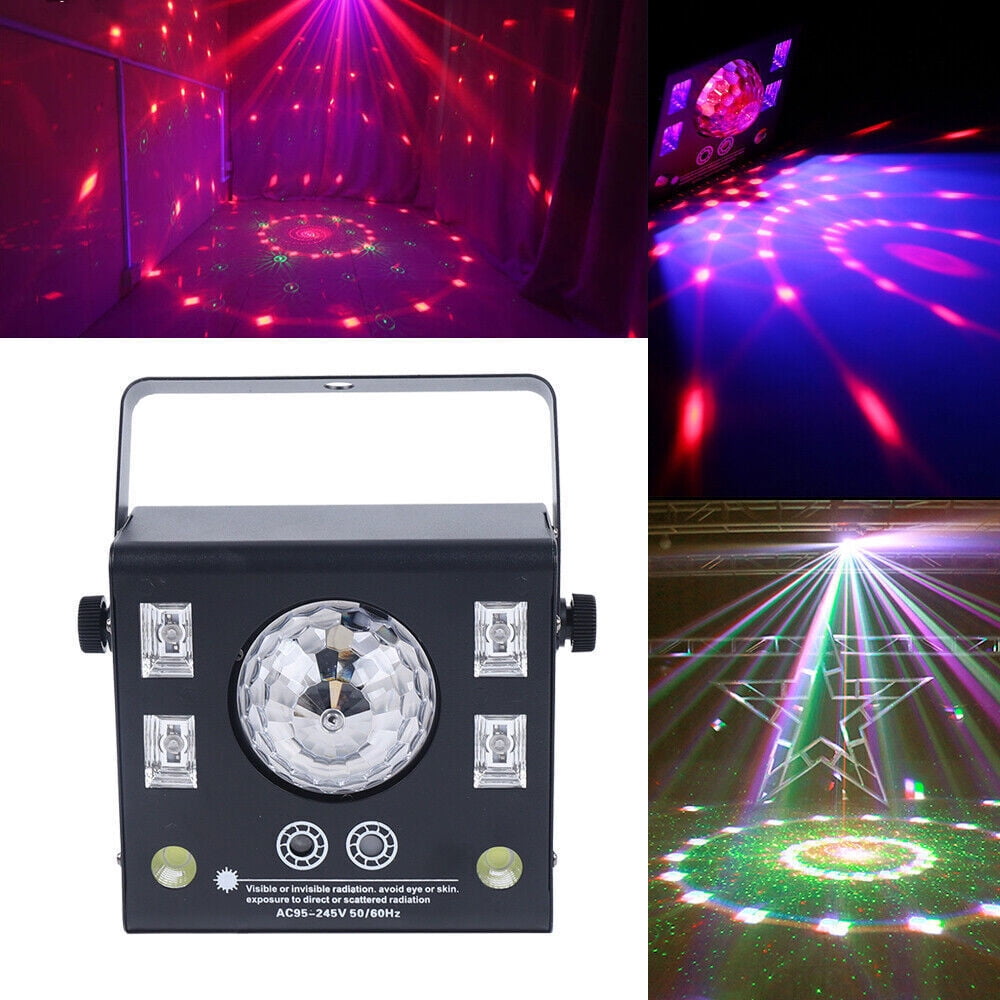 RGB Stage LED Light Lighting Laser Strobe Beam DMX Disco DJ KTV Party Projector for weddings, birthday parties