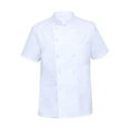 thumbnail image 1 of kurtrusly Uniform Fit Washable Chef Kitchen Jacket Durable Chef Uniforms Colorfast Professional Uniform Comfortable Chef M L, 1 of 8