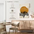 thumbnail image 4 of Elephant Stock Winter Morning Ii Wall Art - Vertical Multi Panel Canvas - Living Room Wall Decor - Floral And Botanical Multi Panel - Black And Orange Decor By Kubistika - 14" x 23", 4 of 4